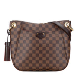 ルイ ヴィトン ダミエ サウスバンク 斜め掛け ショルダーバッグ N42230 ブラウン PVC レザー レディース LOUIS VUITTON 【中古】